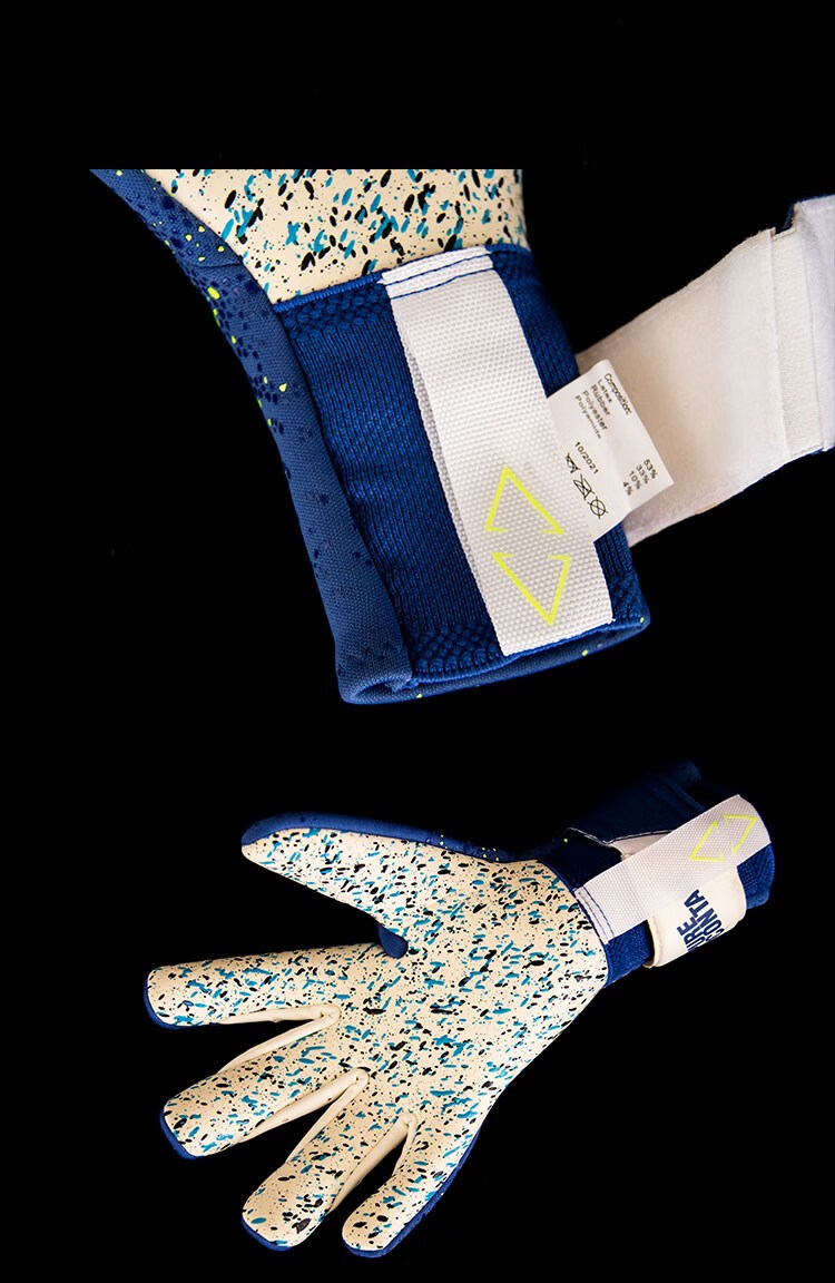 绿野客 扎吉体育reusch炫驰fusion乳胶守门员门将手套5270900 白蓝8.