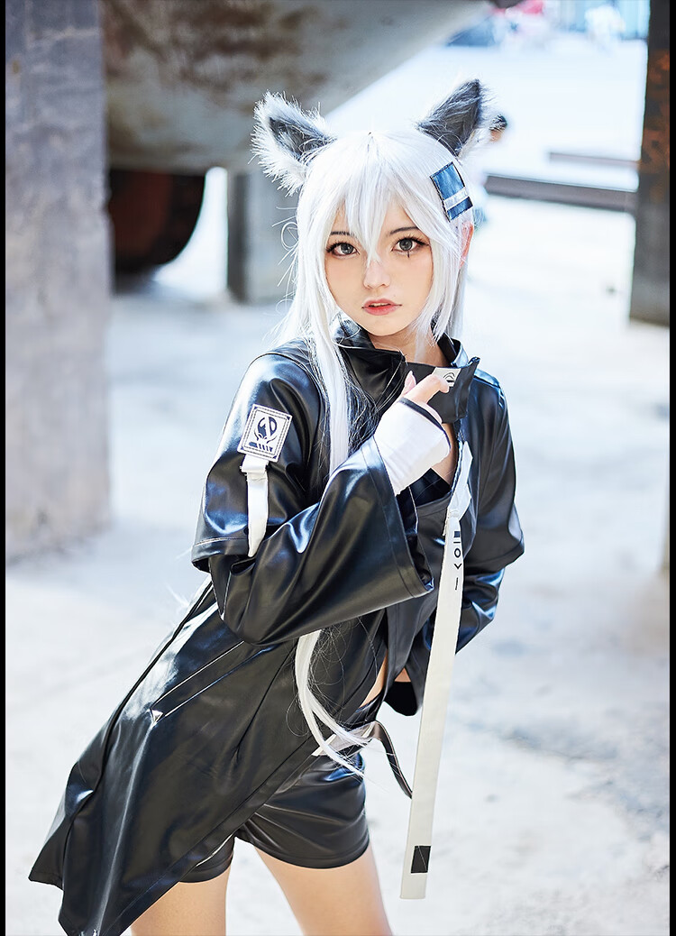 明日方舟cosplay周边罗德岛拉普兰德cos服套装拉狗耳朵假发全套