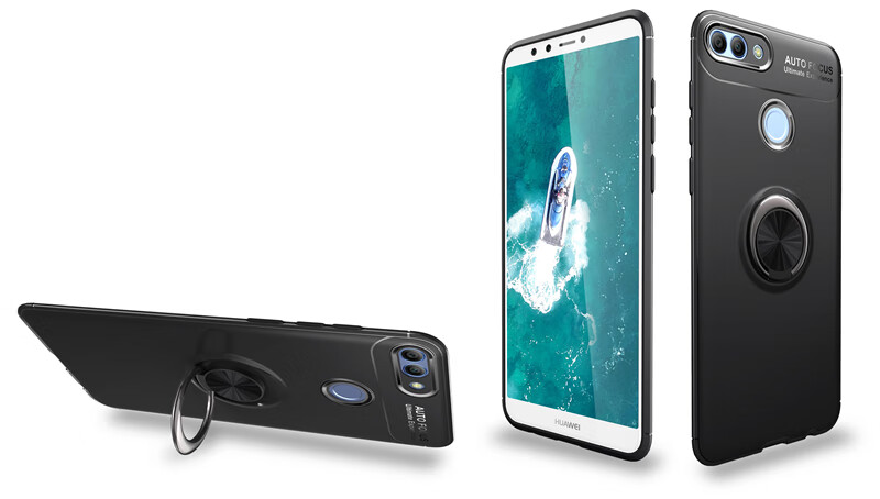 适用于华为畅享8plus手机壳fla-al10全包边8pls保护套fla-tl00畅 红色