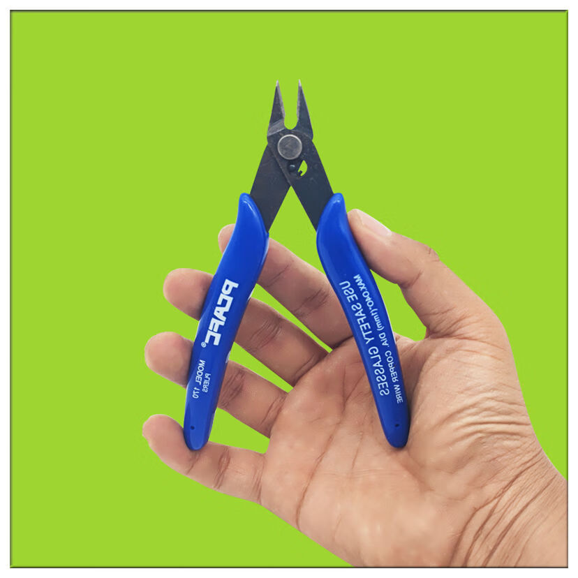 170剪钳箱牌水口钳电子斜嘴钳高达斜口钳模型剪线钳迷你钳子工具高