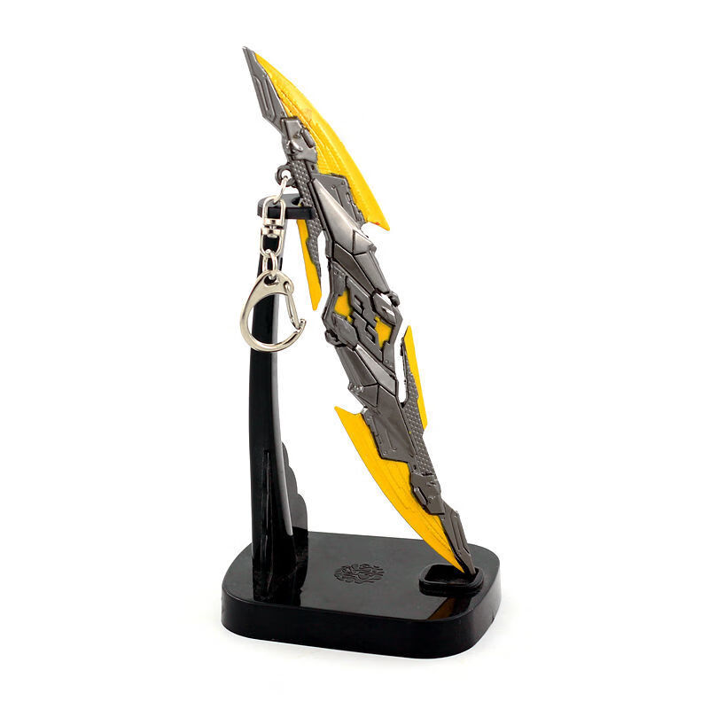 吞噬星空 周边罗峰九系飞刀血影战刀动漫合金模型挂件 (红色)罗峰念力