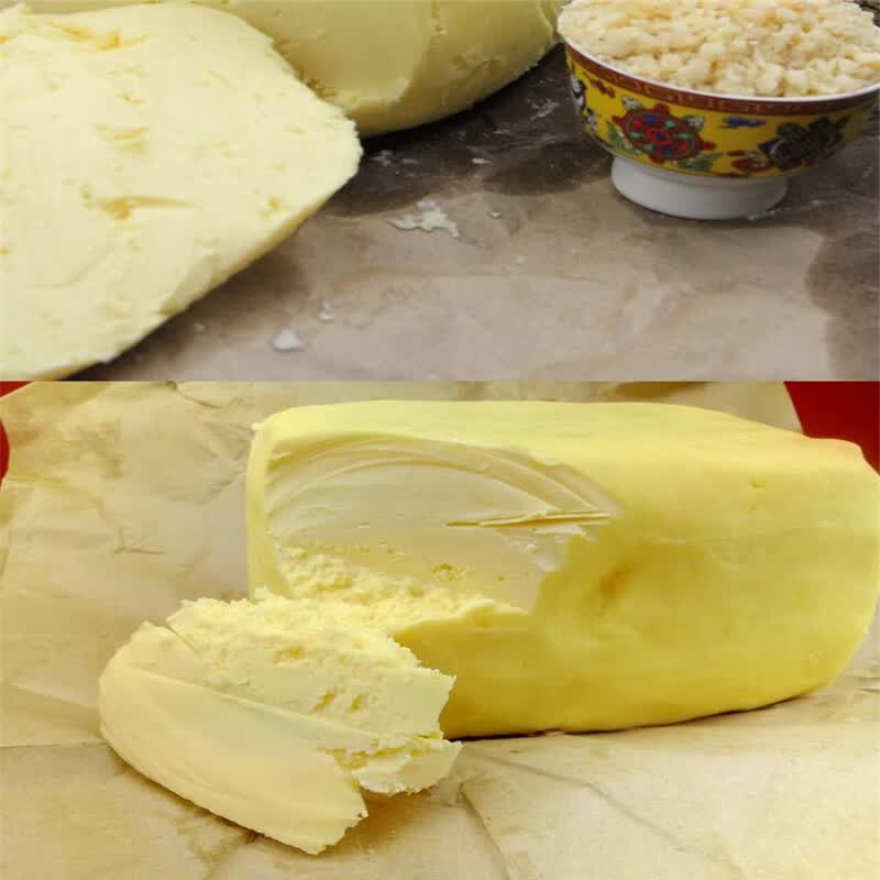 惠维甘南牧区牧民藏族纯牦牛奶酥油500g藏区固态酥油可食用做糌粑