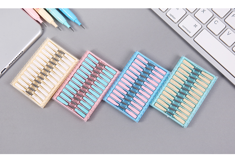 晨光(m&g)文具学生hb子弹免削铅笔替换芯 学生导弹笔替换铅笔头10小盒