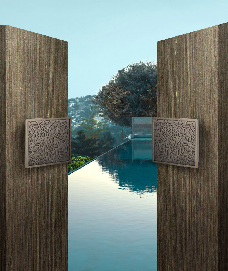 坚朗玻璃门拉手门把手地弹簧门商铺大门办公室拉手木门扶手钢化加厚