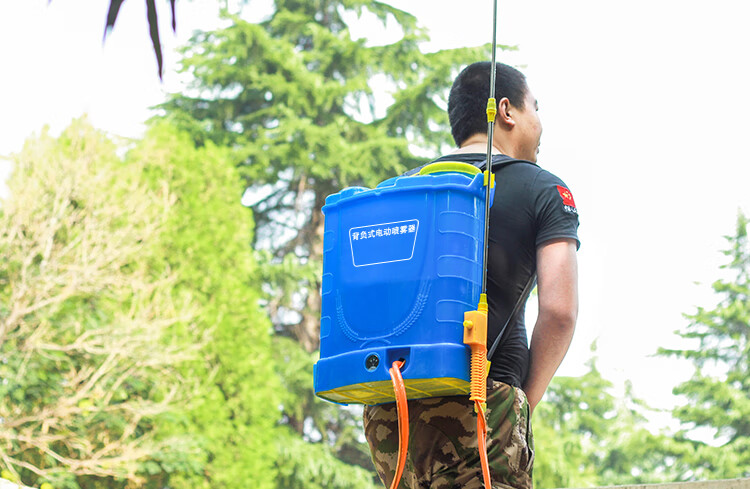 勋诚电动喷雾器农用锂电池打药机充电背负式农药机喷药机高压喷壶打药