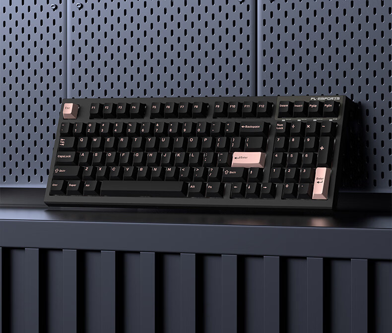腹灵(fl·esports) fl980v2 97键无线蓝牙三模无线键盘机械键盘rgb热