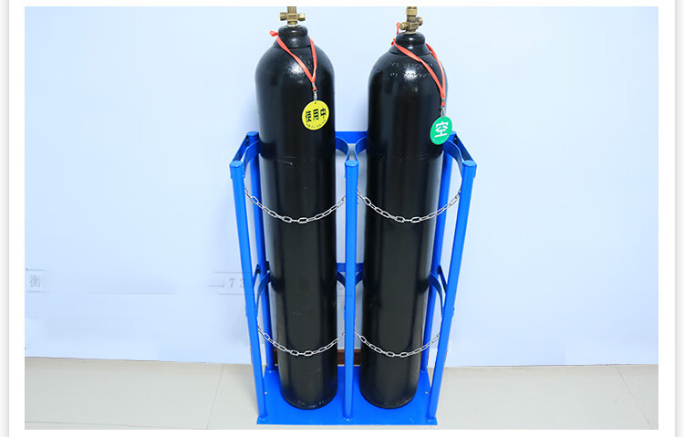 钢瓶固定架实验室气瓶支架氧气乙炔瓶防倒架安全存放架放置架定做40l