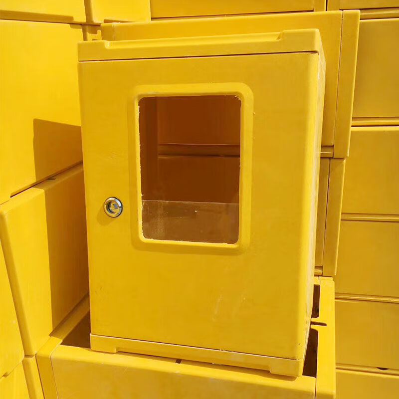 燃气表遮盖箱 燃气表箱家用室外天然气表盒仪表保护罩 玻璃钢燃气表箱