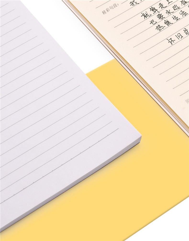 读书笔记本读书笔记专用本阅读摘记小学生初中生阅读笔记记录本子大学