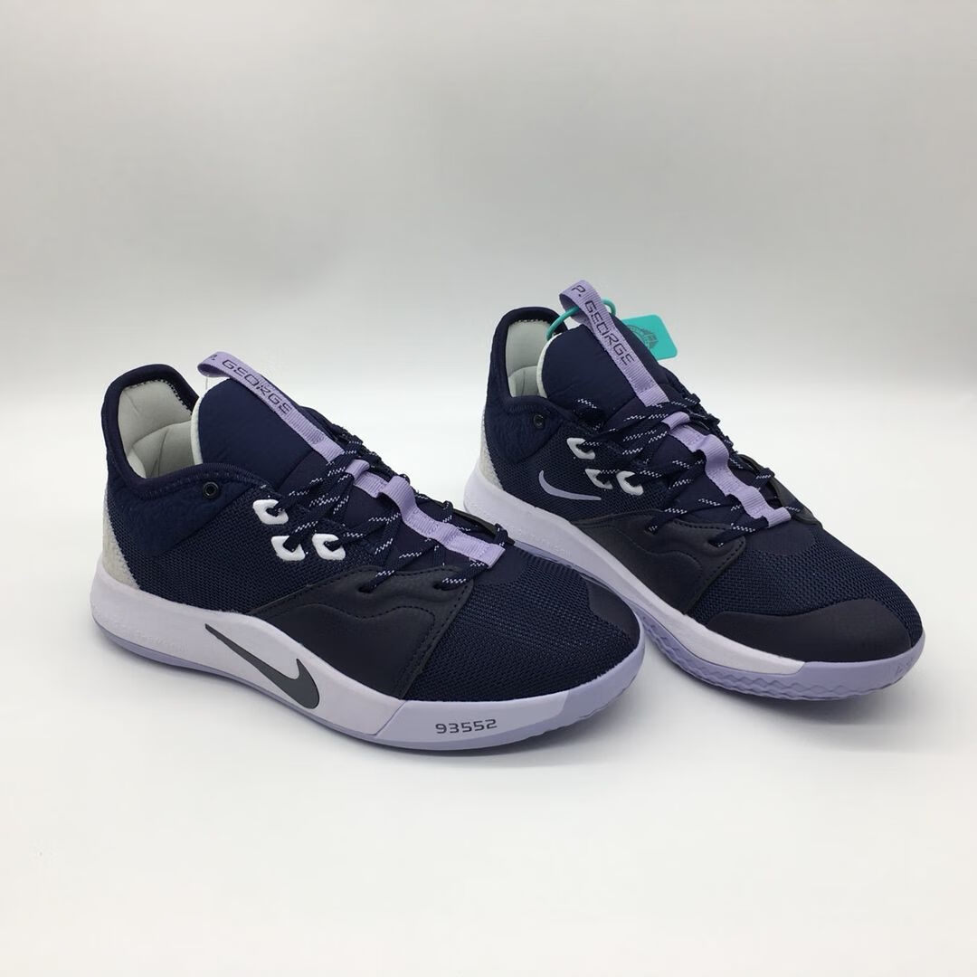 官方舰店保罗乔治3代鱼饵 pg3lure 蓝白宇航员白金缓震实战篮球鞋男ao