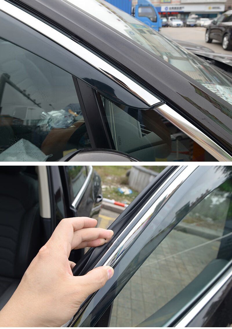 别克凯越威朗英朗阅朗君威君越昂科拉雨档车门窗户遮雨防雨条不锈钢