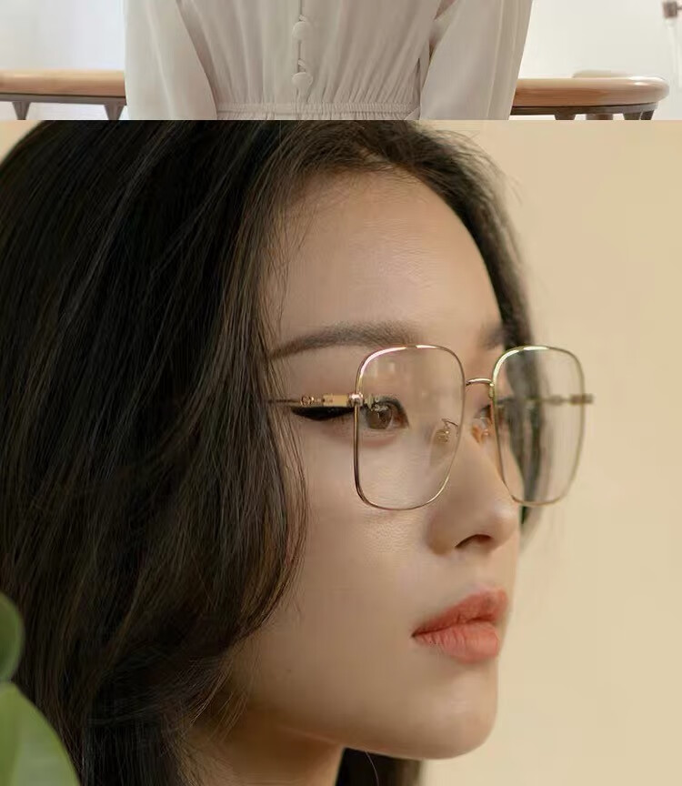 酷柠近视眼镜女明星同款g家眼镜框男可配度数防蓝光防辐射平光电脑