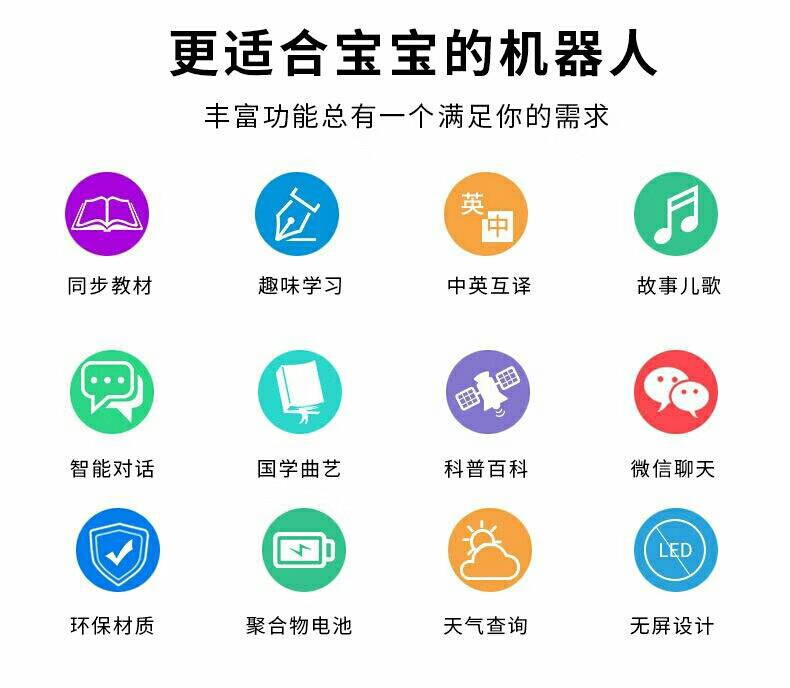 智能机器人学习机ai音箱小白儿童wifi早教机语音对话陪伴玩具 粉色32g