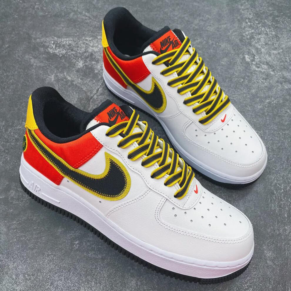 适配af1外星人白黑橘金色raygun空军一号薄荷绿刺绣缝线鞋带夏威夷