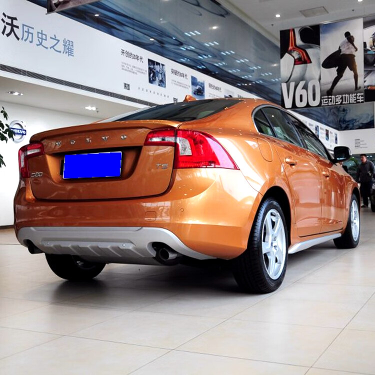 适用于11-18款s60尾翼 沃尔沃s60改装原厂尾翼 s60l免打孔定风翼汽车