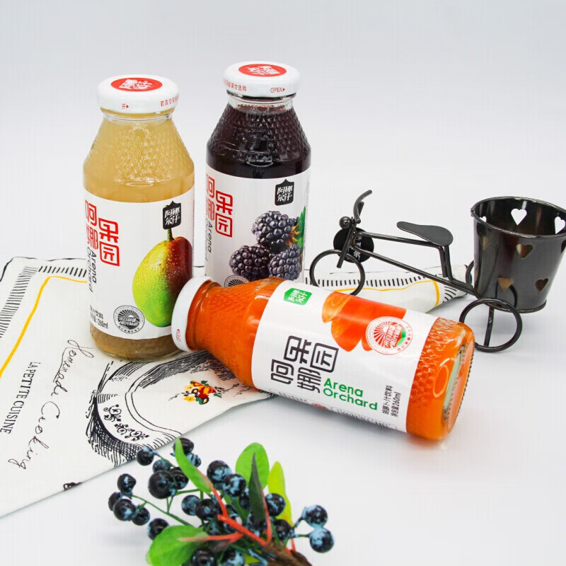 新疆阿娜果园石榴汁新疆阿娜尔汗果汁饮料石榴汁桃汁小白杏汁黑加仑汁
