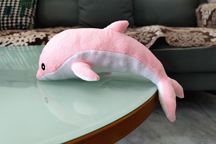 【精选好货】可爱小海豚公仔鲸鱼毛绒玩具公仔儿童女生床上陪睡觉抱枕