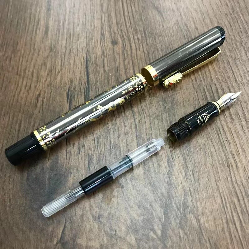 0大明尖弯头硬笔书法练字美工钢笔画画素描签字笔lanbitou钢笔 烂笔头