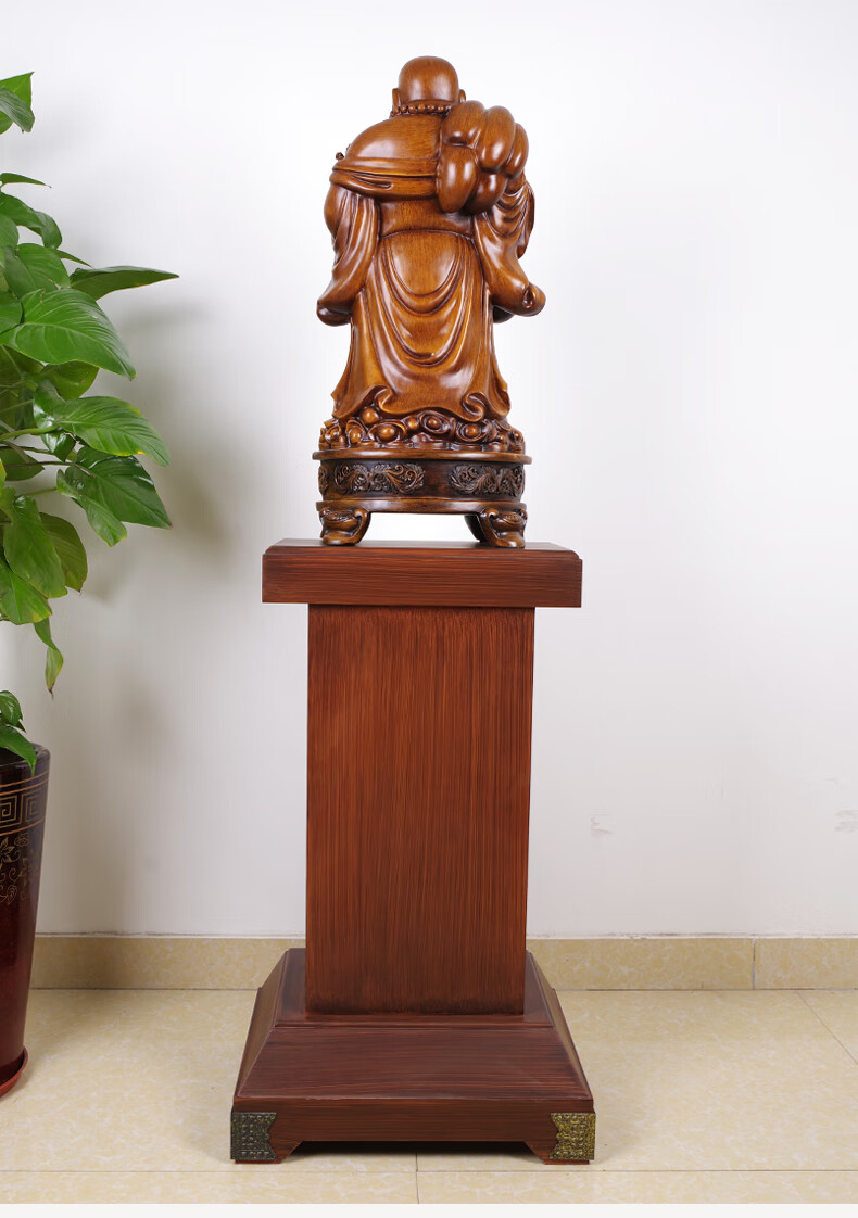 商务礼品定制鼎盛精品弥勒佛大号 大堂客厅大肚笑佛像落地供奉佛摆设