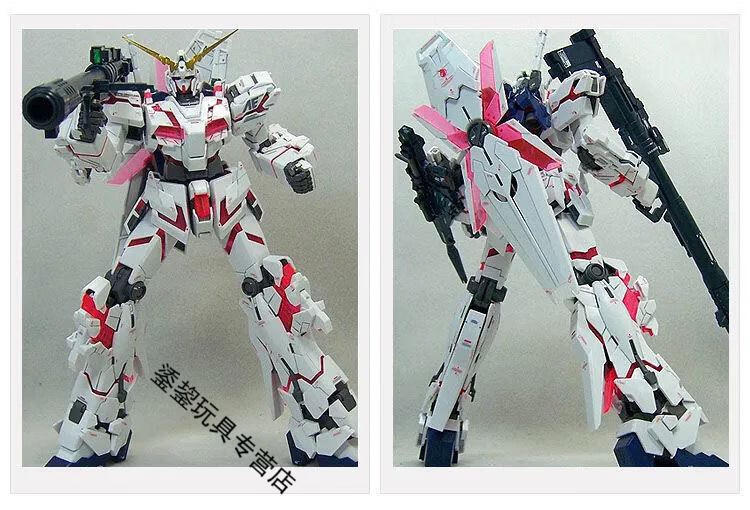 万代(bandai)大班6637 mg 1/100 独角兽 ova映像版 可爆甲变形 拼装