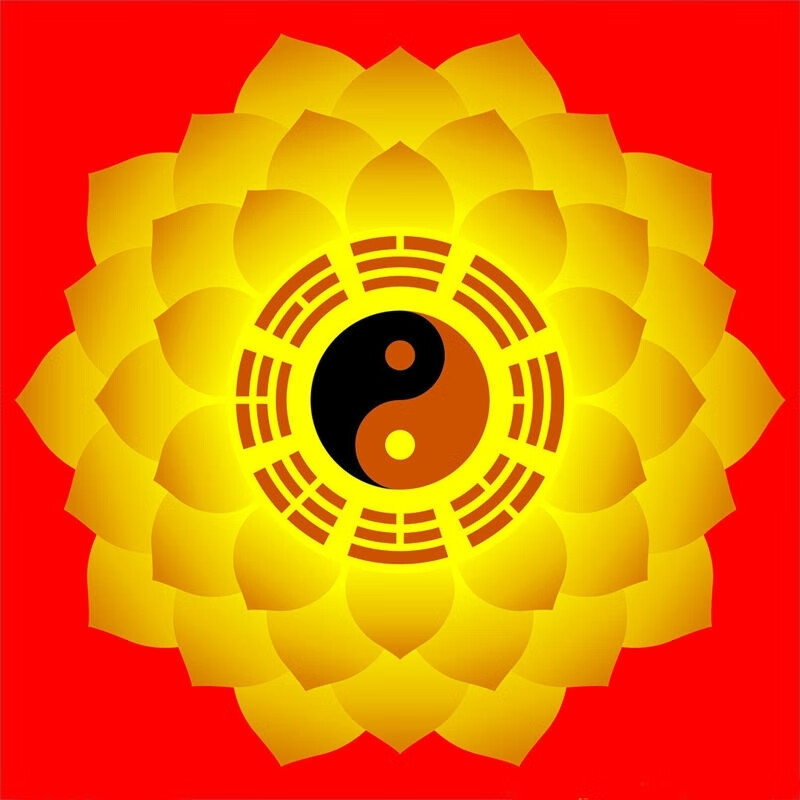 太极八卦地毯道教太极先后天八卦图阴阳鱼地毯垫练功罡毯打坐防滑禅修