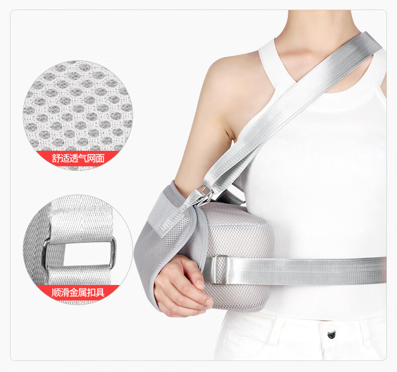 肱骨肩关节外展架支柱肩关节外展包可调肩外展枕脱臼固定支具手臂吊带