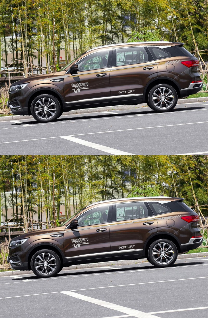 众泰t700专用车贴个性腰线拉花创意改装贴纸众泰车身彩条装饰贴花