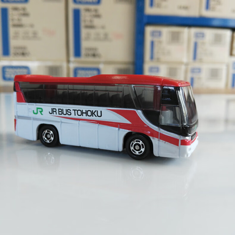 合金小车客车袖珍仿真车 双层公交车巴士观光旅游汽车 101日野绝版车