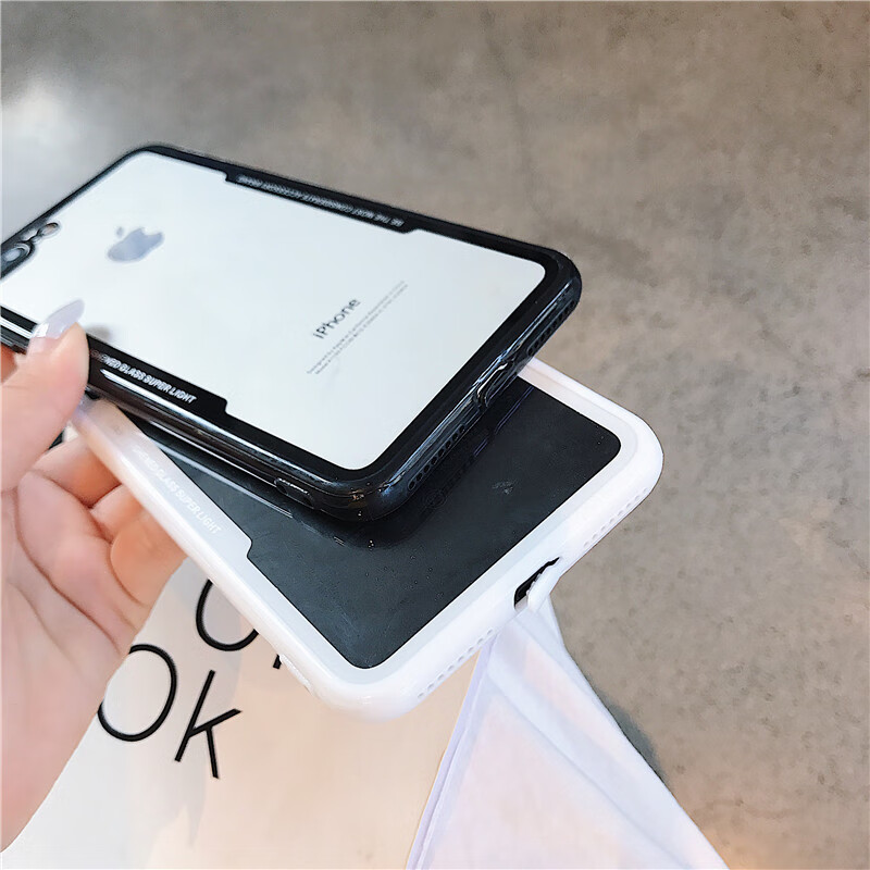 商务简约透明oppor15手机壳r11/r11s情侣r9/r9s plus大气撞色硬壳 r9