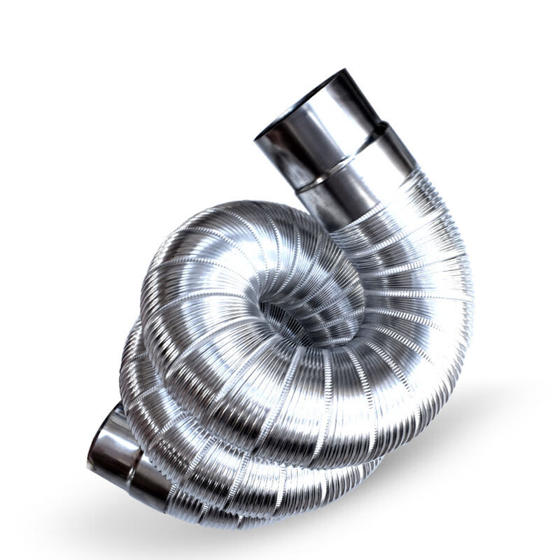 燃气热水器排烟管排气管伸缩软管加长烟管弯头强排式家用烟道烟筒拉伸