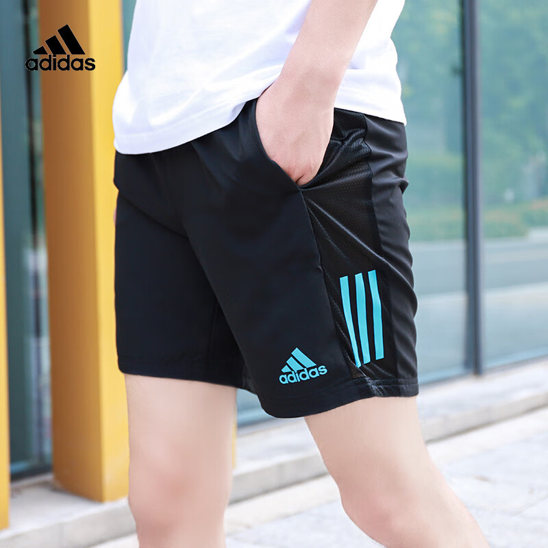 adidas阿迪达斯男子response跑步运动休闲健身短裤五分裤 fs9807 fq