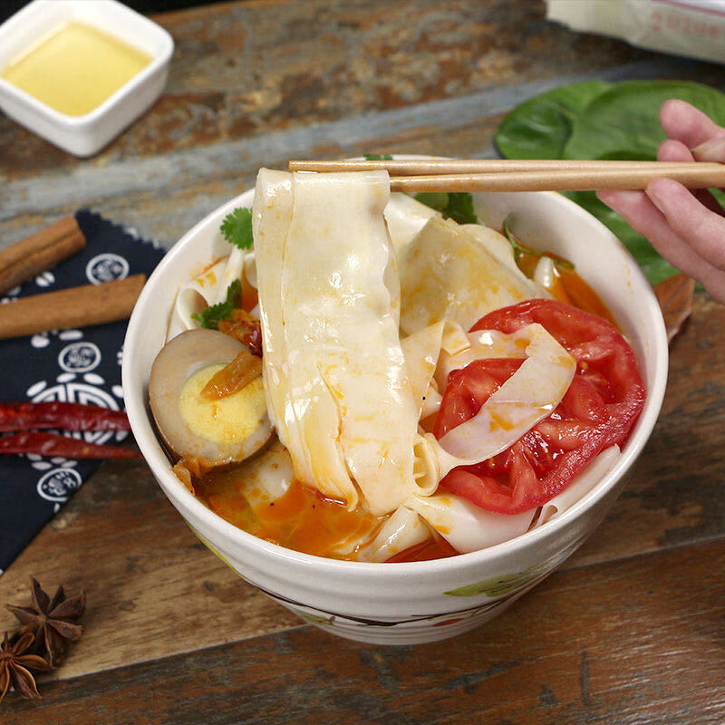 陕西特产裤带面1500g整箱散装蘸水面大碗宽面biangbiang面速食面