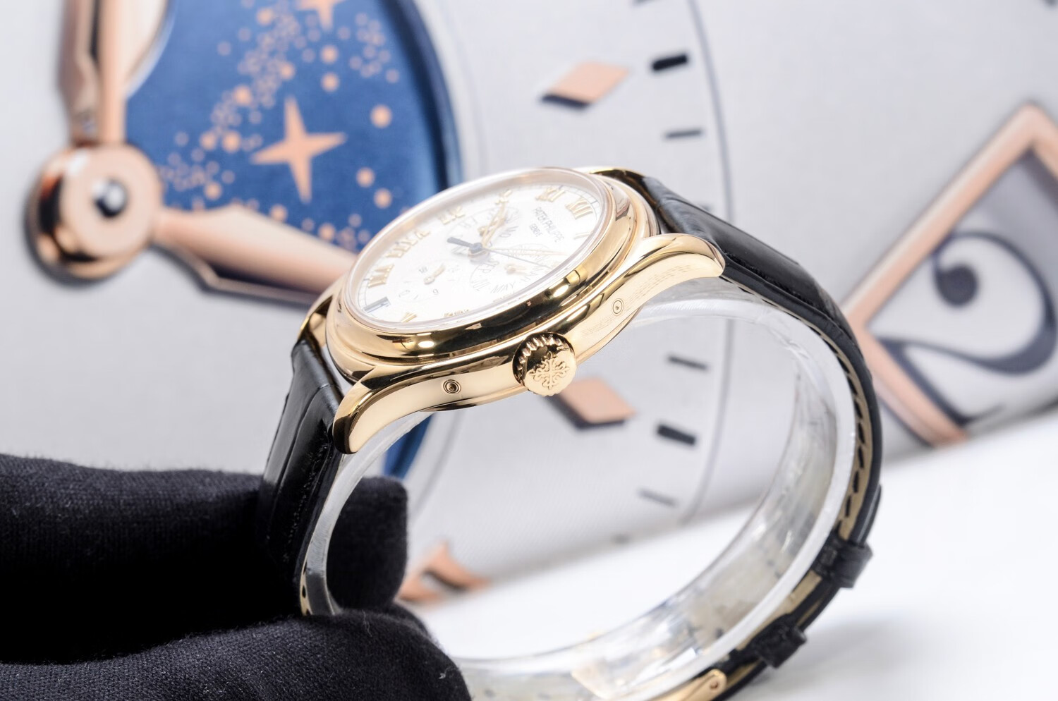 【二手95新】百达翡丽5035j 复杂功能计时18k黄金自动机械星期日历