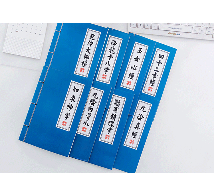 创意笔记本子葵花宝典降龙十八掌武功秘籍笔记本本子创意搞怪记事本