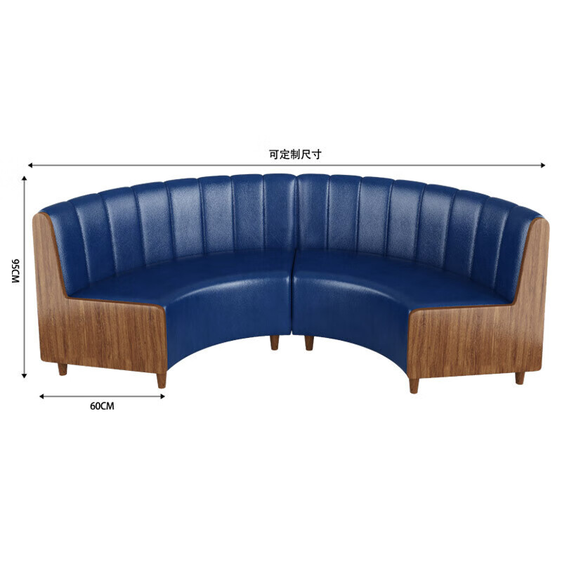 复古铁艺工业风餐桌椅酒吧清吧西餐厅咖啡奶茶店沙发弧形半圆卡座铁艺