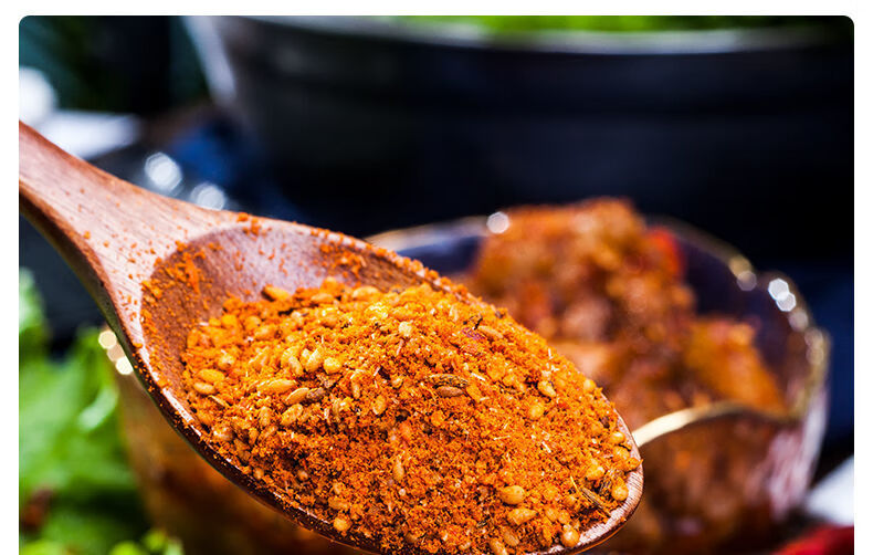 延边烧烤料羊肉串撒蘸料韩式烤肉调料东北烤鱼商用20克8袋朝百农不辣3