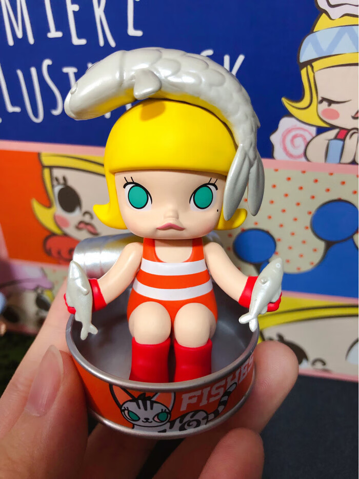 popmart泡泡玛特molly的盲盒确认款泡泡浴好梦艺术时间现货整盒全新有