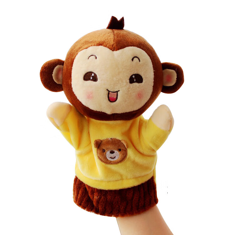 手偶玩具动物手套嘴巴能动毛绒娃娃套手上的玩偶幼儿园表演可张嘴