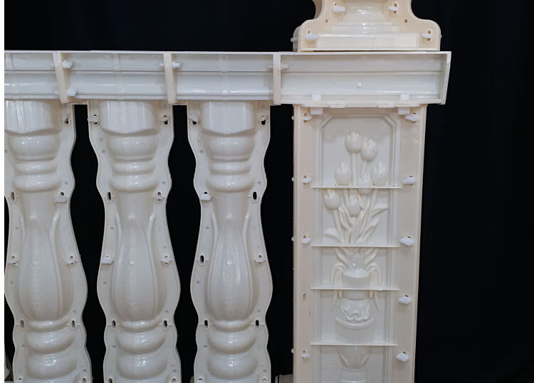 罗马柱模具阳台栏杆水泥模具罗马柱护栏模型欧式别墅外墙建筑现浇围栏