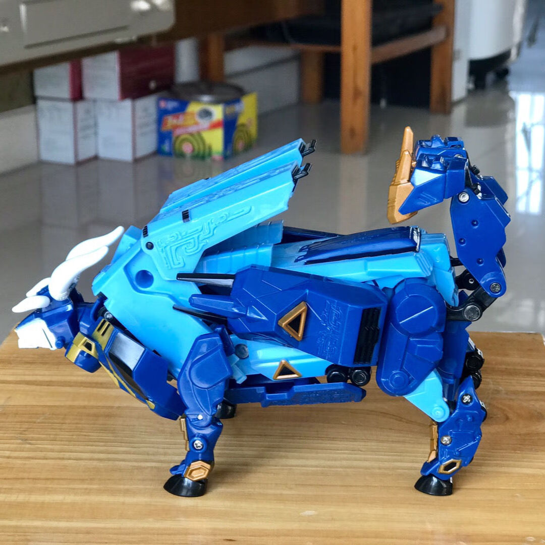 达力天地神兽金刚2天神地兽玩具圣狮王红凤凰伏魔牛无限合体 精装版地