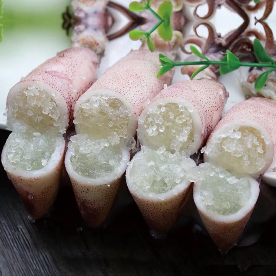 野生海兔籽乌带籽笔管鱼新鲜熟冻野生籽乌小海鲜火锅食材半斤尝鲜精选