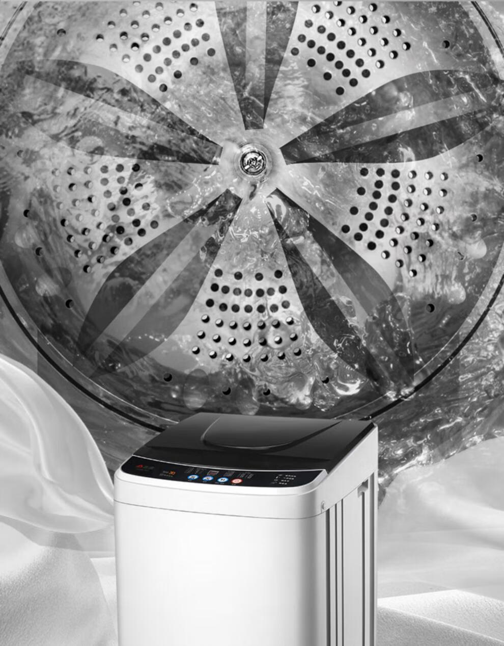 志高(chigo)洗衣机家用小型全自动租房宿舍婴儿童迷你烘干洗脱一体 7.