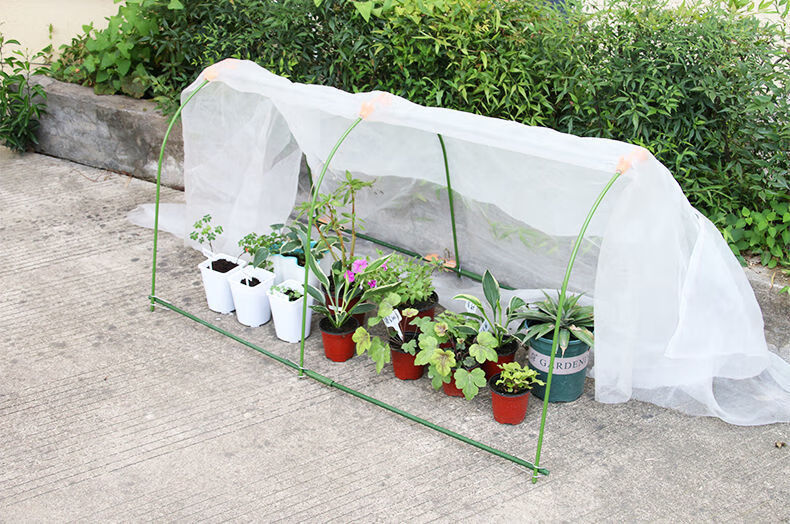 蔬菜防雨温棚暖房阳台庭院温室架子塑料大棚养殖骨架支架花卉家长240