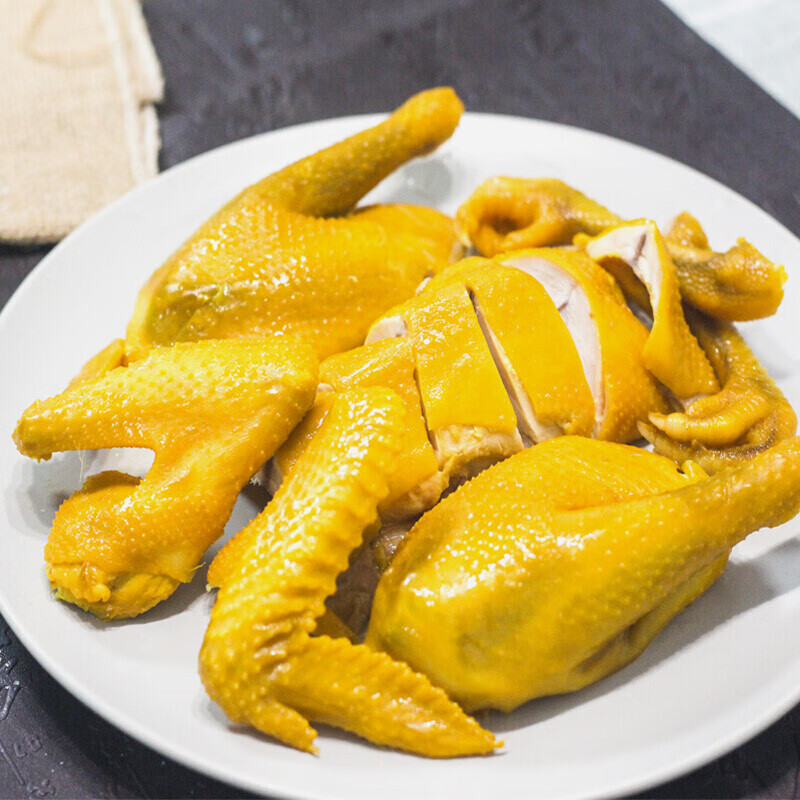特产盐焗鸡800g正宗梅州客家熟食即食手撕盐局鸡白切鸡豉油鸡 盐焗鸡