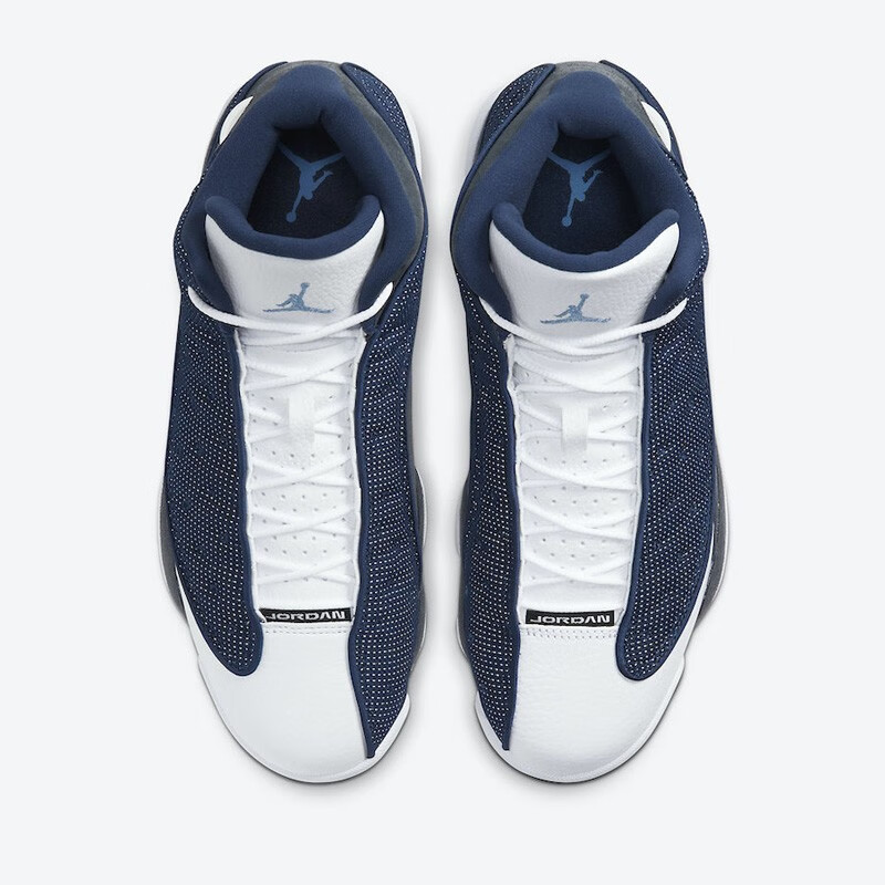 严选好物耐克aj13nikeairjordan13乔13白蓝休闲运动鞋篮球鞋白蓝黑曜