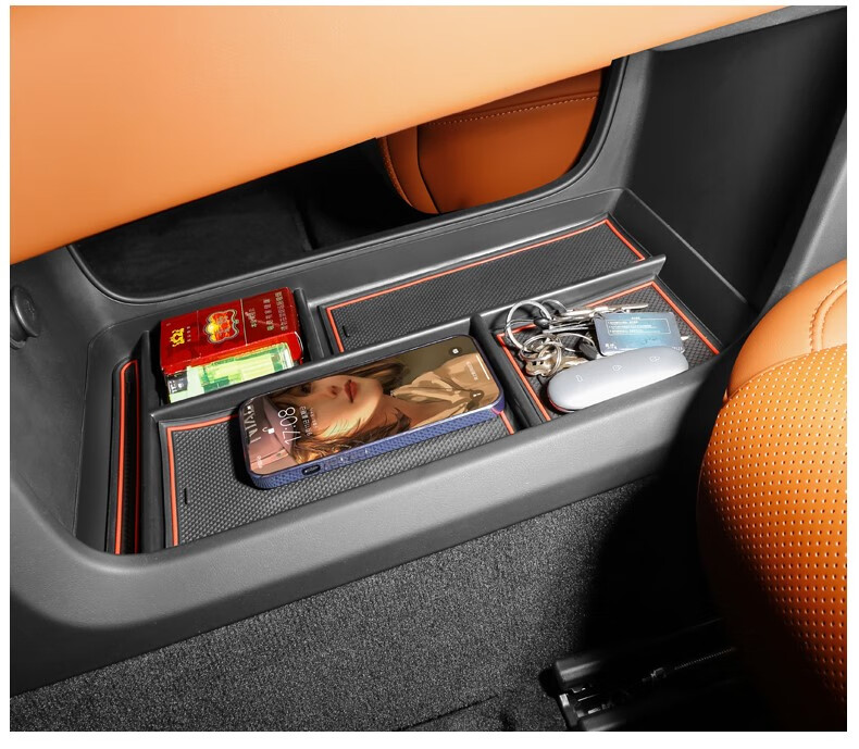 【理想l9汽车用品】适用22款理想l9max中控储物盒收纳箱汽车用品内饰