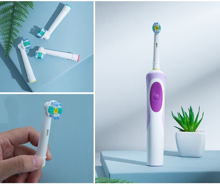 适配博朗欧乐b电动牙刷头d12/d16/3757/3756/3709/p2000替换通用美天