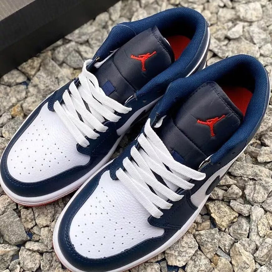 【自营官方旗舰店】air aj·1 low午夜蓝低帮情侣款透气高颜值校园