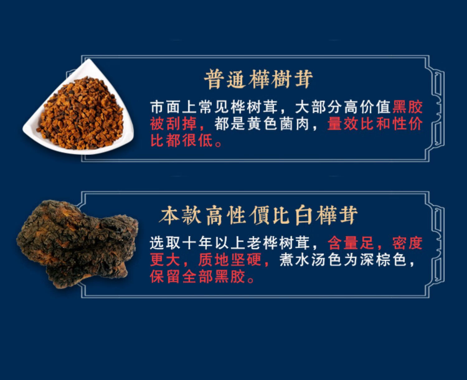 桦树茸野生1斤俄罗斯500g黑晶白桦茸天然胰岛素桦褐孔菌