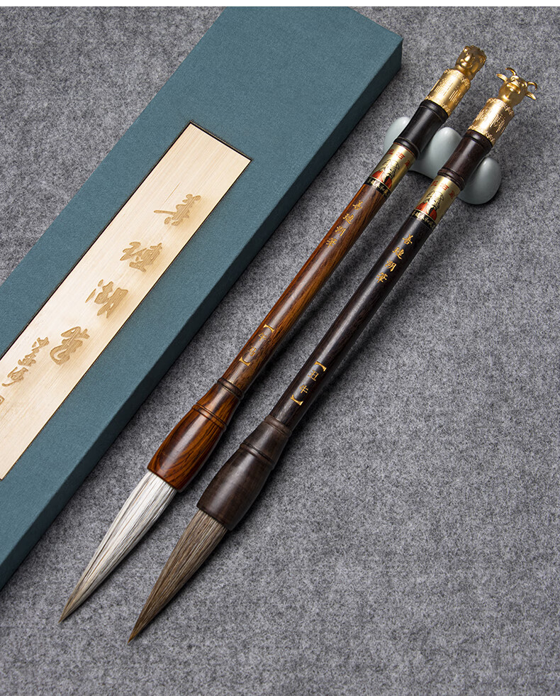 虎年纪念毛笔中楷狼毫羊毫兼毫级湖州品牌湖笔书法国画善琏文房四宝
